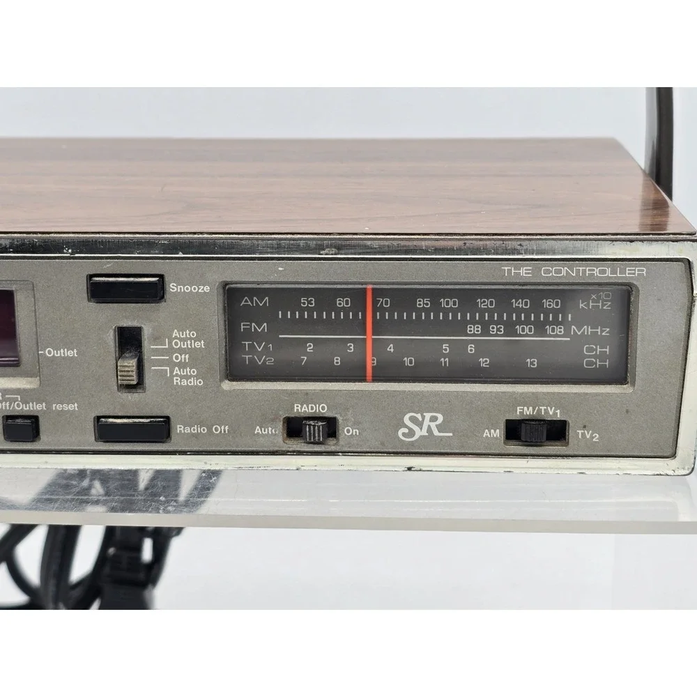 VTG 70s Sears SR The Controller Am/Fm Multi Use Clock Radio 317 23290 250 TESTED